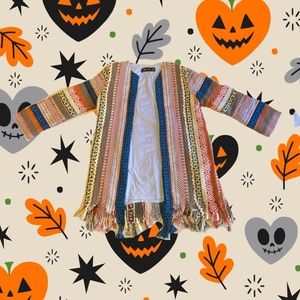 Zara colourful gypsy style/bohemian/vintage style jacket 🎨🪆🎏(good condition!)